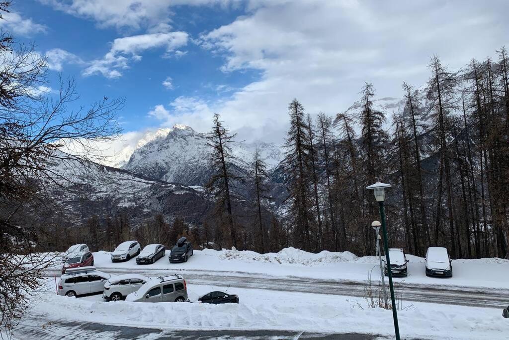 Studio 1600 Pied Des Pistes Avec Magnifique Vue Puy-Saint-Vincent Exterior photo